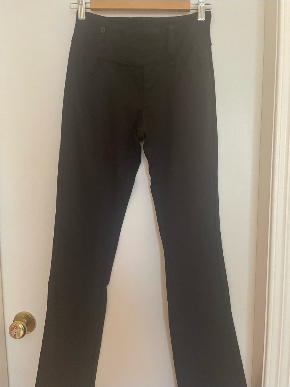 Urban Outfitters Black Low-Waist Flare Pants